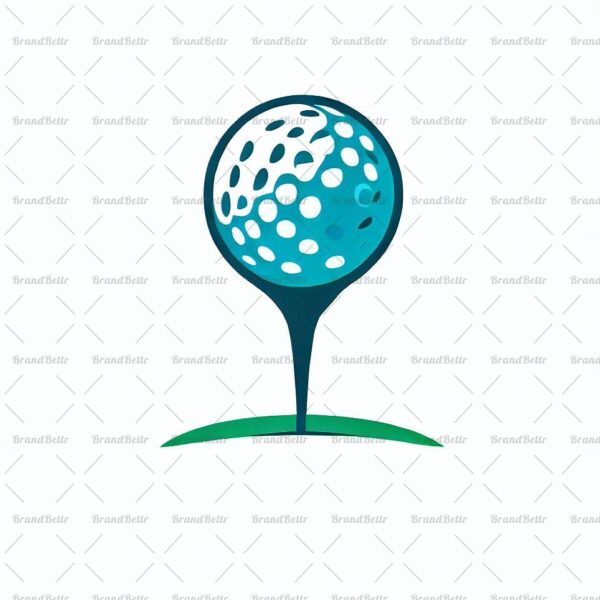 Golftee und Ball